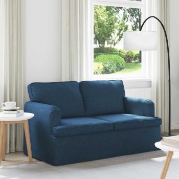ARDEBO.de - Sofa Blau 142 x 80 x 85 cm Metall