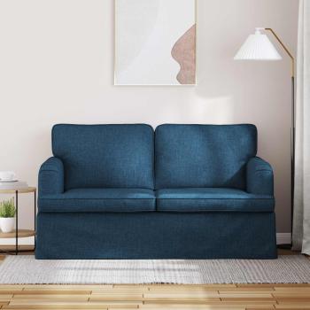 Sofa Blau 142 x 80 x 85 cm Metall