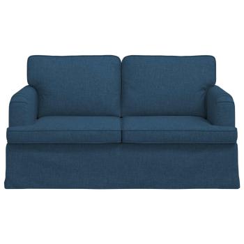 Sofa Blau 142 x 80 x 85 cm Metall