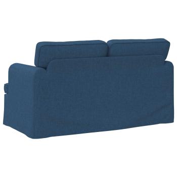 Sofa Blau 142 x 80 x 85 cm Metall