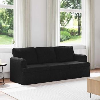 ARDEBO.de - Sofa Schwarz 142 x 80 x 85 cm Metall