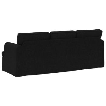 Sofa Schwarz 142 x 80 x 85 cm Metall