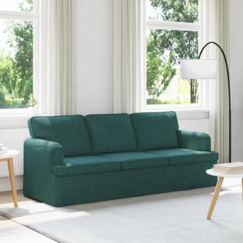 ARDEBO.de - Sofa Dunkelgrün 142 x 80 x 85 cm Metall