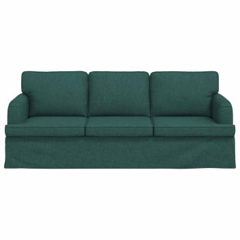 Sofa Dunkelgrün 142 x 80 x 85 cm Metall