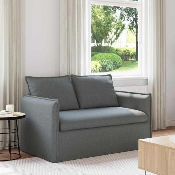 ARDEBO.de - Sofa Dunkelgrau 195 x 82 x 85 cm Metall