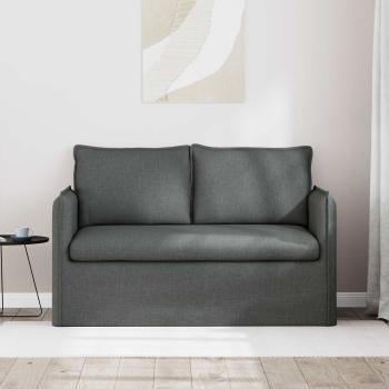 Sofa Dunkelgrau 195 x 82 x 85 cm Metall