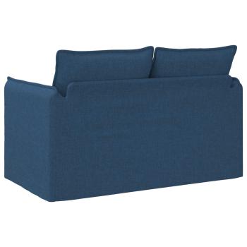 Sofa Blau 195 x 82 x 85 cm Metall