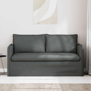 Sofa Dunkelgrau 195 x 82 x 85 cm Metall