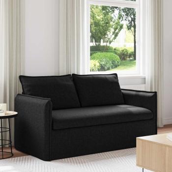 ARDEBO.de - Sofa Schwarz 195 x 82 x 85 cm Metall