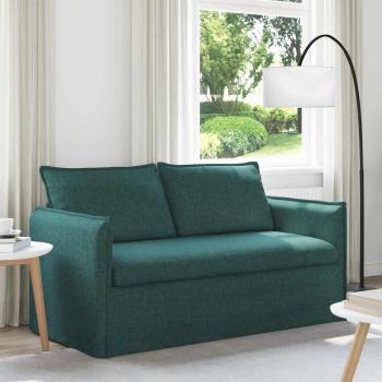 ARDEBO.de - Sofa Dunkelgrün 195 x 82 x 85 cm Metall