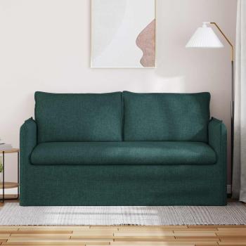 Sofa Dunkelgrün 195 x 82 x 85 cm Metall