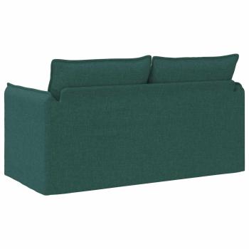 Sofa Dunkelgrün 195 x 82 x 85 cm Metall