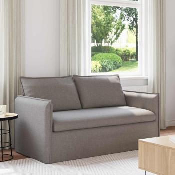 ARDEBO.de - Sofa Taupe 195 x 82 x 85 cm Metall