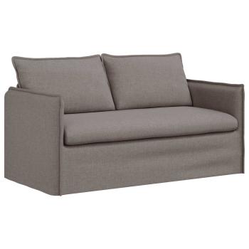Sofa Taupe 195 x 82 x 85 cm Metall