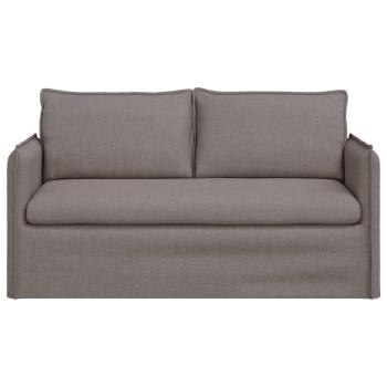 Sofa Taupe 195 x 82 x 85 cm Metall