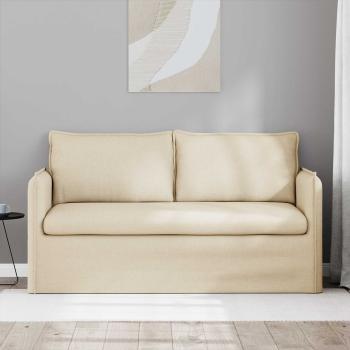 Sofa Creme 195 x 82 x 85 cm Metall