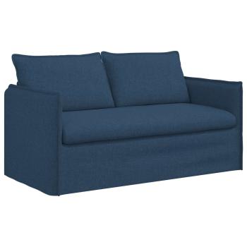 Sofa Blau 195 x 82 x 85 cm Metall
