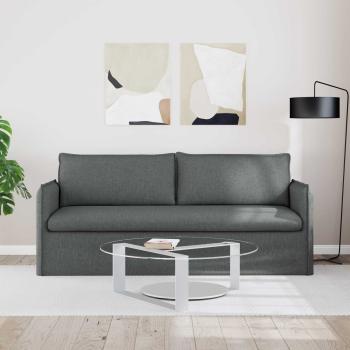 Sofa Dunkelgrau 195 x 82 x 85 cm Metall