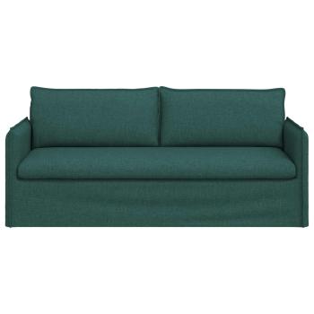 Sofa Dunkelgrün 195 x 82 x 85 cm Metall