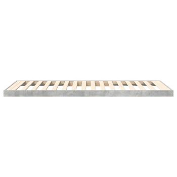 Bodenbettrahmen Beton 80 x 190 cm Holzwerkstoff