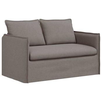 Sofa 2 pcs Taupe Metall