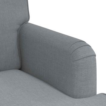 ARDEBO.de - Sofa 2 pcs Hellgrau Metall