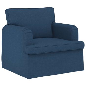 Sofa 2 pcs Blau Metall