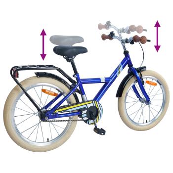 ARDEBO.de - Kinderfahrrad 24 Zoll für 8-12 Jahre alt Dunkelblau