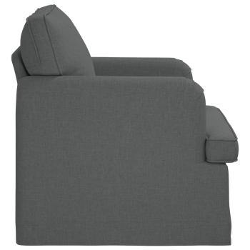 Sofa Dunkelgrau 84 x 80 x 85 cm Stoff