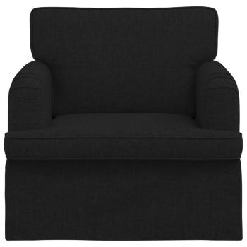 Sofa Schwarz 84 x 80 x 85 cm Stoff