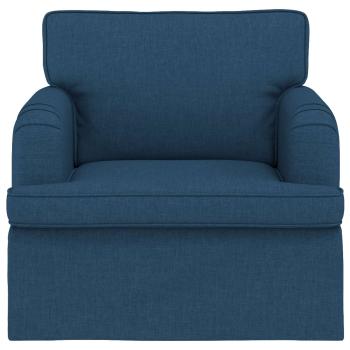 Sofa Blau 142 x 80 x 85 cm Metall