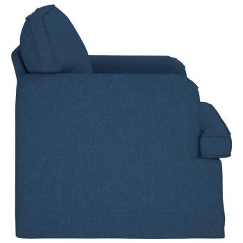 Sofa Blau 142 x 80 x 85 cm Metall