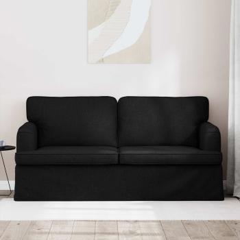 Sofa Schwarz 162 x 80 x 85 cm Stoff