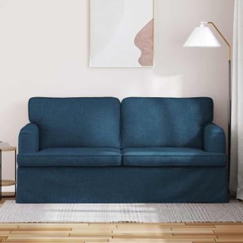 ARDEBO.de - Sofa Blau 142 x 80 x 85 cm Metall