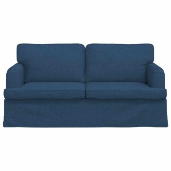 Sofa Blau 162 x 80 x 85 cm Stoff