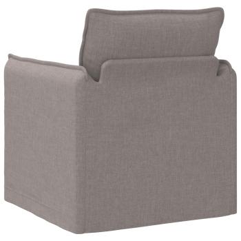Sofa Taupe 195 x 82 x 85 cm Metall