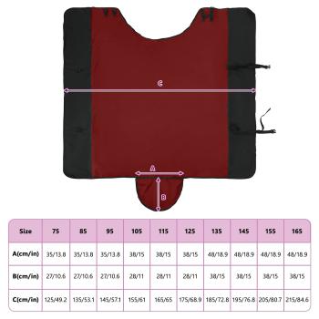 Pferdedecke Dunkelgrün und Schwarz 105 cm Polyester