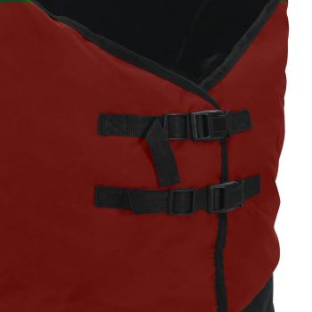 Pferdedecke Dunkelgrün und Schwarz 145 cm Polyester