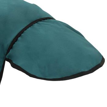 ARDEBO.de - Pferdedecke Dunkelgrün und Schwarz 145 cm Polyester