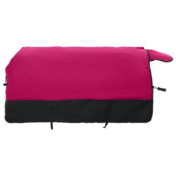 ARDEBO.de - Pferdedecke Rosa und Schwarz 135 cm Polyester