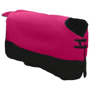 Pferdedecke Rosa und Schwarz 165 cm Polyester