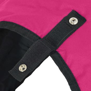ARDEBO.de - Pferdedecke Rosa und Schwarz 145 cm Polyester