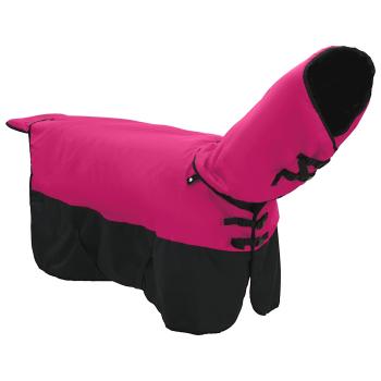 Pferdedecke Rosa und Schwarz 145 cm Polyester