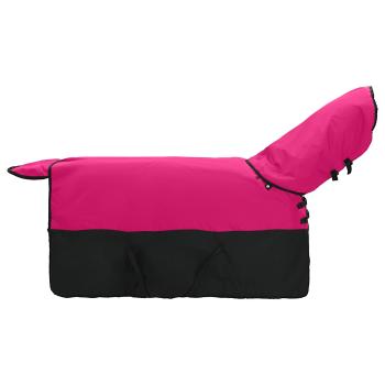Pferdedecke Rosa und Schwarz 145 cm Polyester
