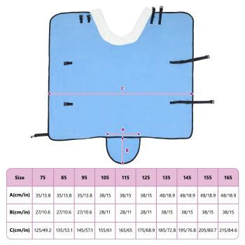 Pferdedecke Volles Aqua 105 cm Polarfleece