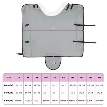 Pferdedecke Dunkelgrün 155 cm Polarfleece
