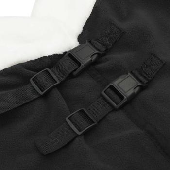 Pferdedecke Schwarz 75 cm Polarfleece