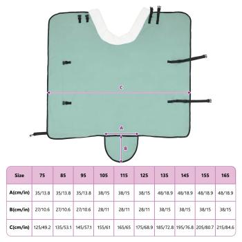 Pferdedecke Dunkelgrün 85 cm Polarfleece