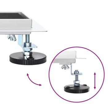 Duschabfluss mit Glashülle und 360° Siphon Schwarz 80 cm