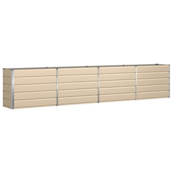 Pflanzkübel Elfenbein 480 x 50 x 45 cm Verzinkter Stahl